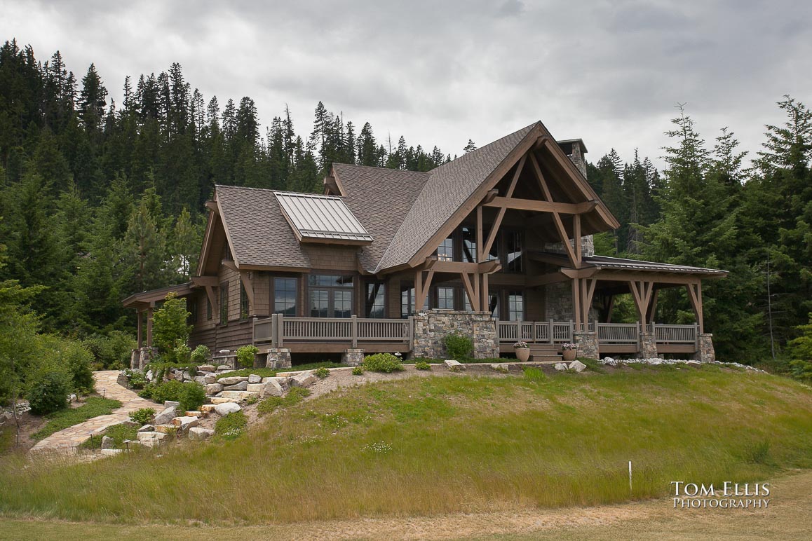 Exterior photo, cabin at Tumble Creek, as shot